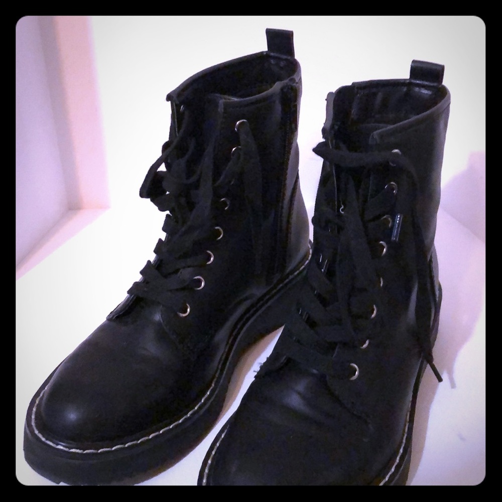 Madden Girl Women's Kurrt Synthetic Combat Boot